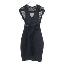 CHANEL 2006AW Sleeveless Lace Dress P29093K00171 Black 38 Used MESC-0