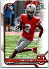 #14 Chris Olave, Ohio State Buckeyes - 1st Bowman 2021-22 Bowman University