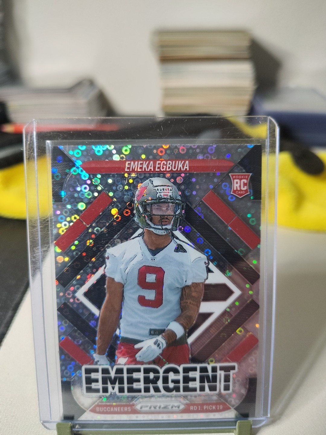 2025 No Huddle Prizm - Emergent Emeka Egbuka #3 Tampa Bay Buccaneers, Rookie,Nfl
