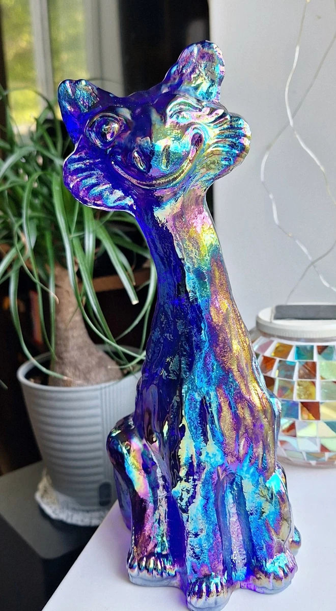 Fenton Alley Cat Art Glass for sale | eBay
