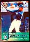 1998 Leaf Rookies & Stars TRUE BLUE #170 Ken Griffey Jr SP  Line Up  /500