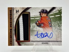 2025 Topps Museum Collection Ichiro Momentous Material Jumbo Patch AUTO /5