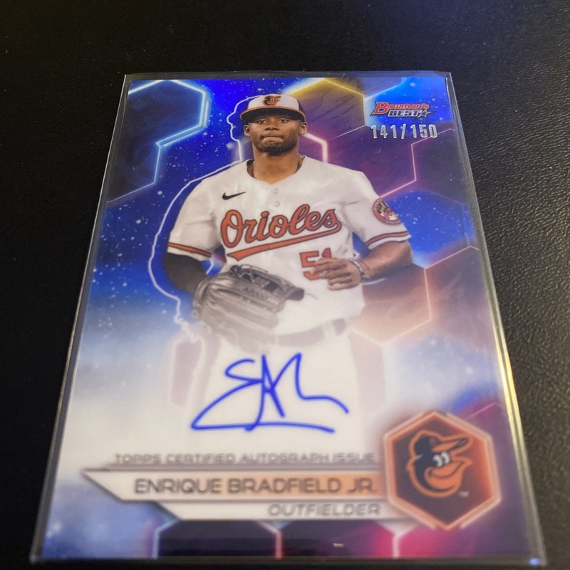 2023 Bowman's Best Top Prospects Enrique Bradfield B23-EBR Auto /150