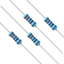 100 PCS 10K ohm Resistor 1/4w 0.25 Watt  1 Tolerance Metal Film Fixed Re