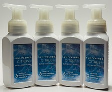 4 Bath  Body Works SUN WASHED CITRUS Gentle Foaming Liquid Hand Soap Wash