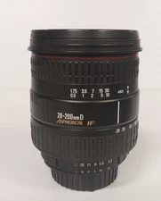 SIGMA 28-200mm f/3.5-5.6 DL Hyperzoom Macro Lens for Nikon F-Mount - Full Funct!