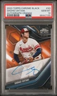 2023 Topps Chrome Black Shohei Ohtani Auto Orange Refractor #CBA-SO /25 PSA 10