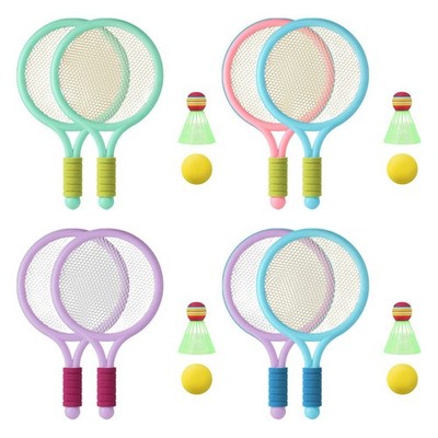 Kids Tennis Rackets Kit for Backyard Beginner Training Beginner Players