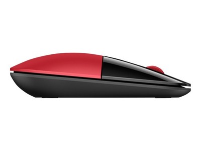 HP Wireless Mouse Z3700 Red Ambidextrous Optical RF Wireless V0L82AA#ABB
