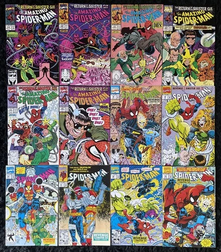 Return & Revenge of Sinister Six COMPLETE SET Amazing #334-339 Spider-Man #18-23