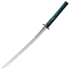 Cold Steel Japanese Samurai Dragonfly 1060 Carbon Steel Ray Skin Wakazashi Sword