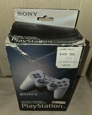 Sony Playstation 1 Gray Controller w/ Box! Or...