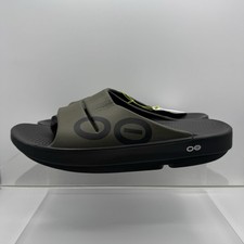 Brand New Oofos Ooriginal Style AL1500 Slide Slipper Tactical Green Men Size 11