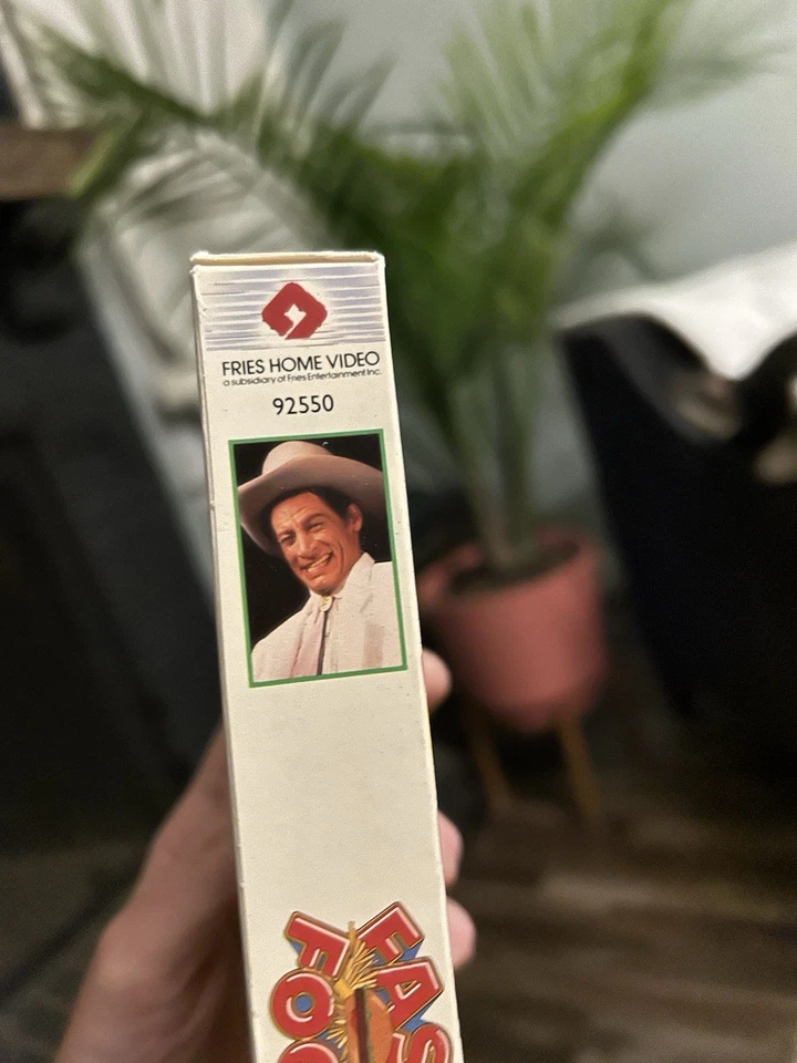 Fast Food VHS Tape 1989 Jim Varney Raunchy 80s Video HTF OOP Rare Ernest Movie - Image 3 of 4
