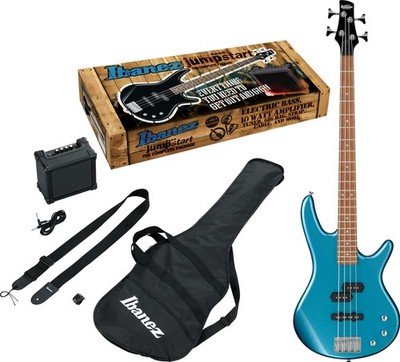 Ibanez Jumpstart IJSR190N Bass Pack - Metallic Light Blue