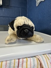 Gund Lounging Doug The Pug Stuffed Plush Puppy Dog Animal 11"