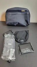 TUMI for Delta Airlines Amenity Kit Travel Bag w/ Contents – Navy Blue – NEW