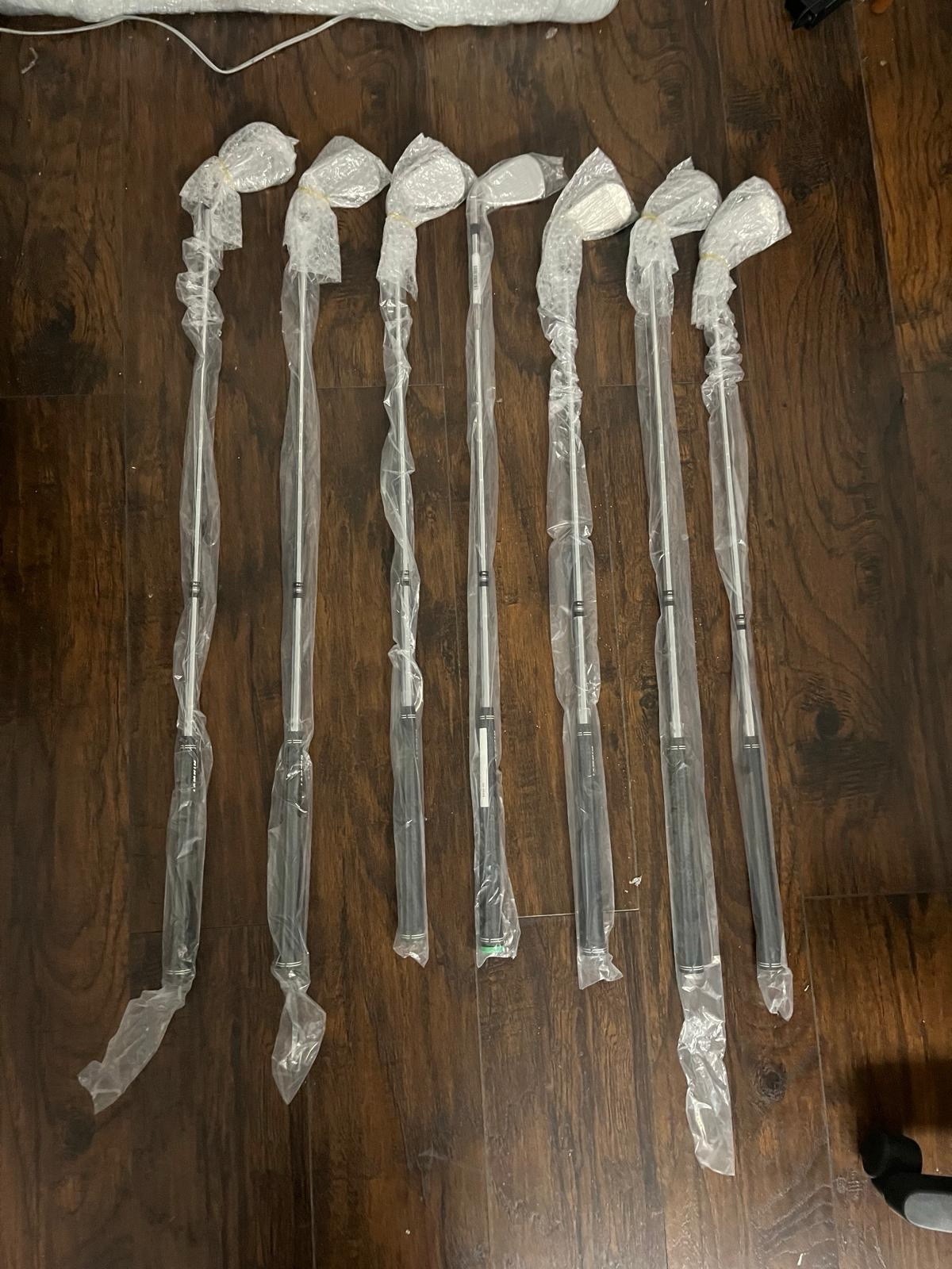 Cobra 2022 AIR-X Irons, Right Hand, Men's, Chrome/Blue