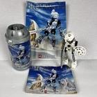 Lego Bionicle 8536 Toa Mata of Ice Kopaka 2001 Set  w/ Canister, Poster, Manual
