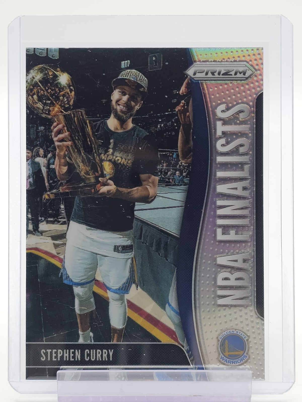 STEPHEN CURRY 2019-20 PANINI PRIZM NBA FINALISTS SILVER #6 WARRIORS Q0757