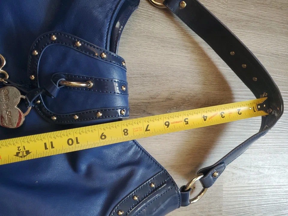 Bobbi By Sharif Royal Blue Handbag Purse Hobo Style. 25th Anniversary. - Image 4 of 4