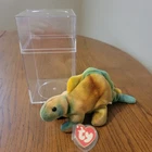 Vintage 1995 Ty Beanie Baby Steg Plush Dinosaur New With Tags 04087