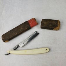 Antique Vintage Straight Razor Wade And Butcher Arrow Sheffield 5/8 Barber Notch