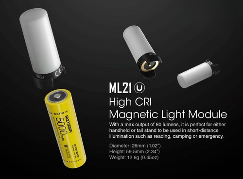 Nitecore 21700 Intelligentes Batteriesystem Powerbank Licht (NL2150HPi) - Bild 6 von 8