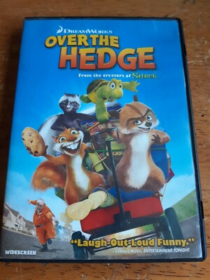 Over the Hedge) DVD, Eugene Levy, Allison Janney,w/ FREE ''FLUSHED AWAY''DECALS,EX