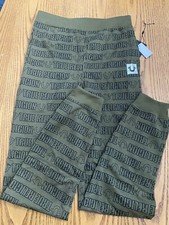 TRUE RELIGION YOUTH JOGGER SWEATPANTS OLIVE SIZE LARGE NWT 59