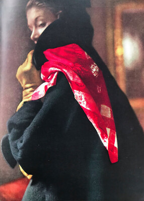 Fab Fashion Study ''The Scarf'' 1951 von Frances McLaughlin 1919-2014