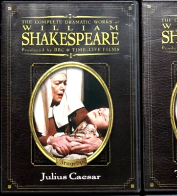 William Shakespeare Julius Caesar DVD TIME LIFE WITH INSERT RARE