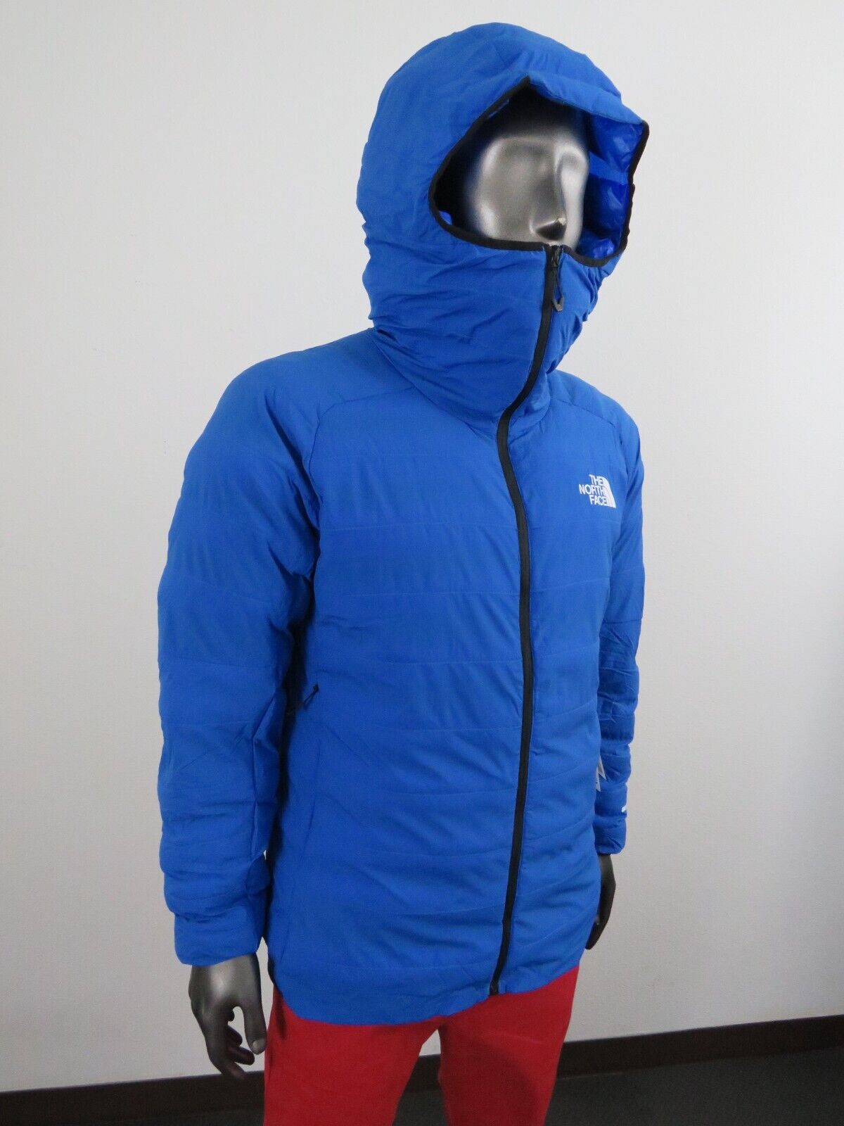 Mens The North Face Summit L3 50/50 Down Hoodie Insulated Climbing Jacket -  Blue