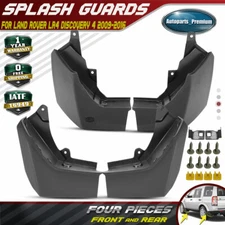 For Land Rover LR4 Discovery 4 Splash Guards Mud Flaps 2010-2016 Front Rear 4PCS