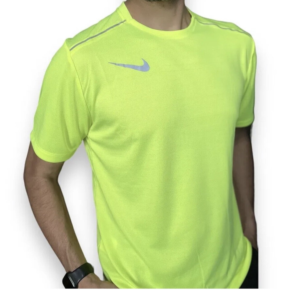 NWT Nike CU0326-702 Men's Dri-Fit Miler Running Training Top