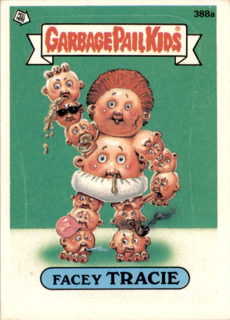 1987 Garbage Pail Kids Series 10 #388a Facey Tracie EX-MT Condition