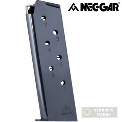 MEC-GAR Gun Pistol Magazine Colt .45 ACP 7 Round Blue 1911