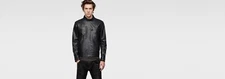 New Men Leather Genuine Leather Black Motorcycle Biker Jacket XS-2XL FB202