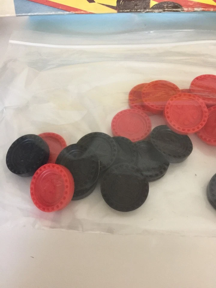 复古双陆棋和艾西-杜西棋盘游戏 Milton Bradley 1973 年零件 — 第 2/3 张图片