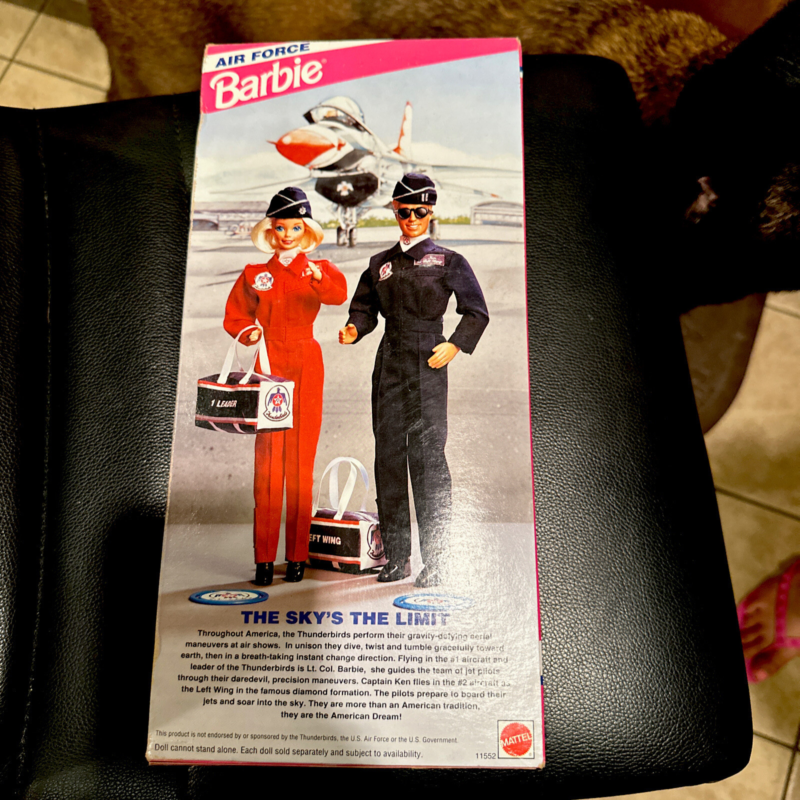 Air Force Barbie Doll 1993 Mattel #11552 Special Edition Thunderbirds NIB NRFB