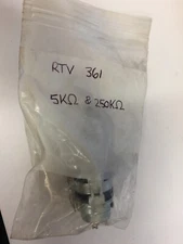RTV 359  750 OHM & 1 MEG CLAROSTAT  POTENTIOMETER   NOS