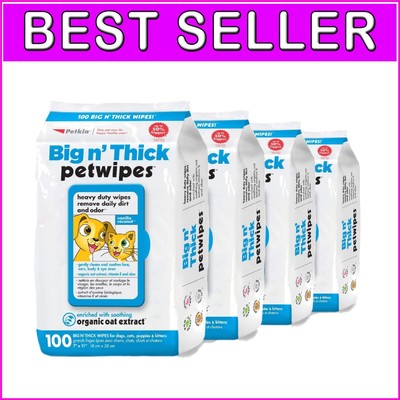 Convenient & Gentle 400 Count Pet Wipes for Dogs and Cats - Quick Clean Solution
