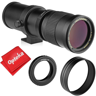 Opteka 420-800mm Telephoto Zoom Lens for Sony A Alpha a37 a58 a77 a68 Cameras