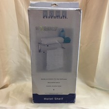 Estante de hotel cromado toallero Home Essentials Kmart montaje en pared caja abierta de 19 pulgadas