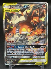 Reshiram & Charizard GX SM201 Black Star Promo Tag Team Pokemon Card (LP/NM)