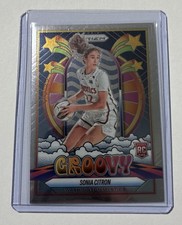 2025 Panini WNBA Prizm Sonia Citron Groovy RC #13 Rookie Washington Mystics