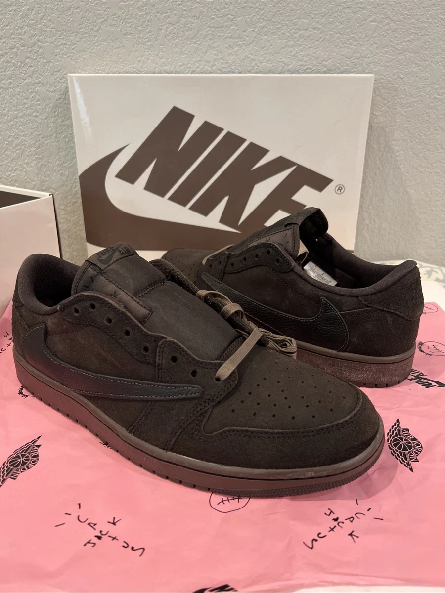 Travis Scott x Air Jordan 1 OG SP Low Velvet Brown for Sale