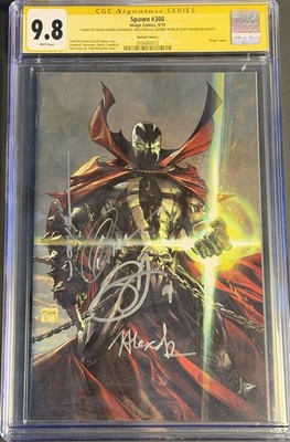 Spawn #300 Virgin CGC 9.8 Signature Series x4 Capullo Opeña Snyder Alexander