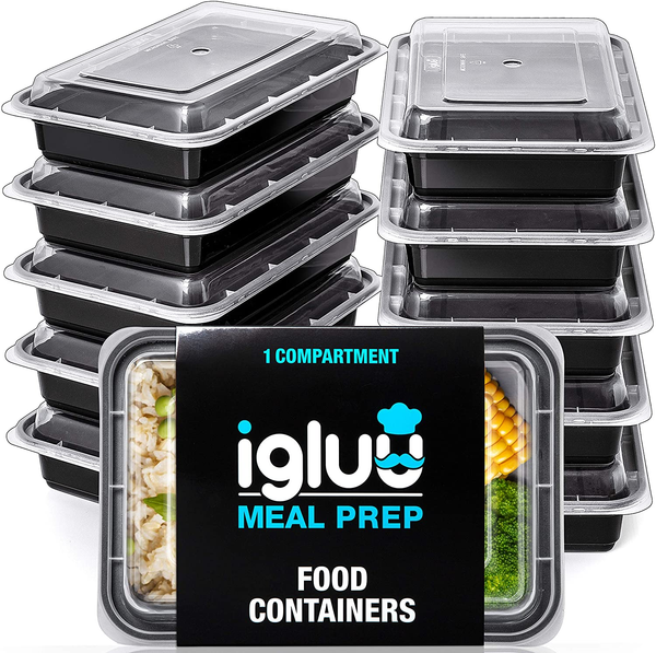 Meal Prep Boxen 10X 828Ml Frischhaltedosen Mikrowelle SpüLmaschine Bpa-Frei-image