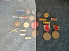WORLD WAR 2 MEDALS - PINS - RIBBONS - ORIGINAL U.S. MILITARY
